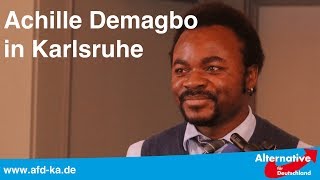 Achille Demagbo zu Gast in Karlsruhe