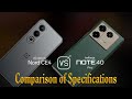 OnePlus Nord CE4 vs. Infinix Note 40 Pro: A Comparison of Specifications