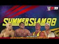 WWE 2K23 - GEORGE STEELE & PEDRO MORALES VS MR PERFECT & NATURE BOY RIC FLAIR