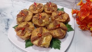 LANGSUNG LUDES‼️CUMA OLAHAN TAHU, TELUR DAN SOSIS JADI CEMILAN SEENAK INI‼️ RESEP TAHU SOSIS MEKAR