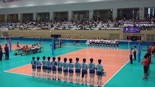 2014年IH バレーボール 女子 2回戦 大阪国際滝井（大阪）× 松山東雲（愛媛）