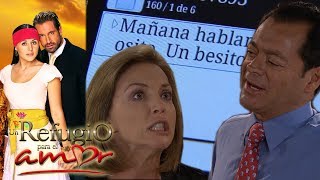 Un refugio para el amor - C.110: ¡Rosa Elena descubre la infidelidad de Maximino!