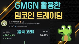 gmgn 활용해서 밈코인 트레이딩 하는 법