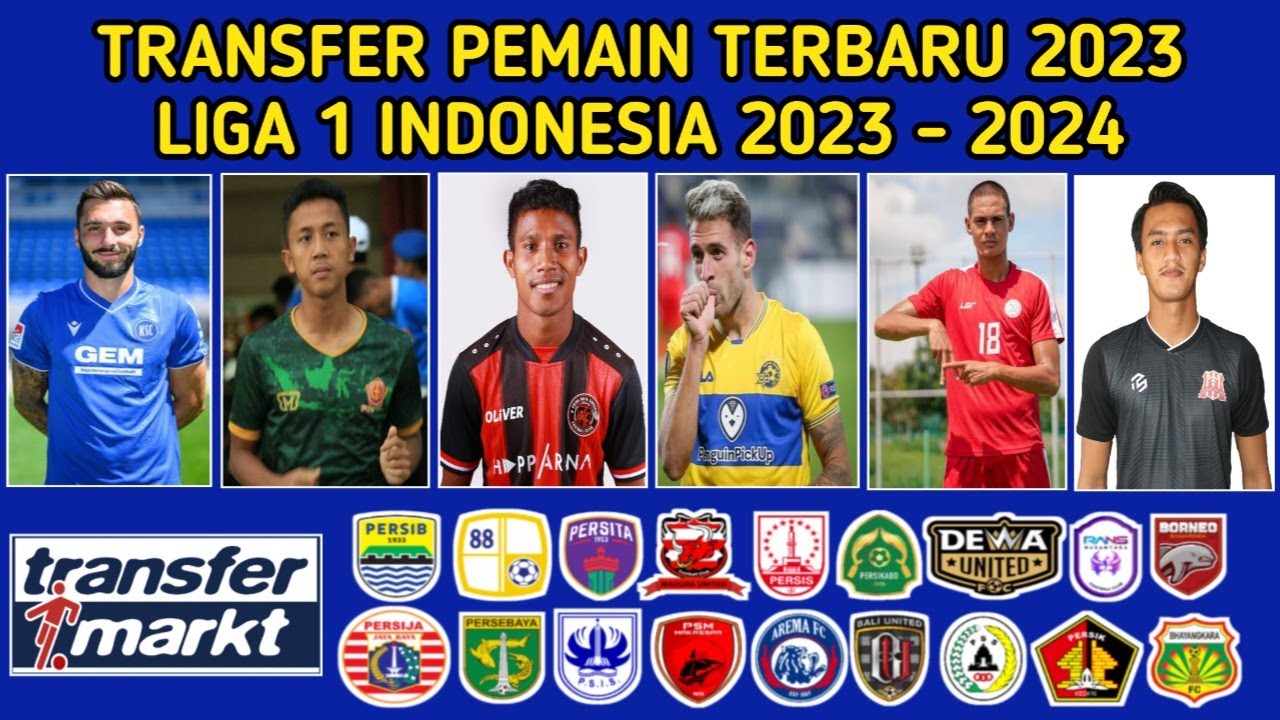 Transfer Pemain Terbaru 2023 - Update Transfer Pemain Liga 1 2023 ...