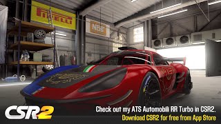 【CSR2】ATS RR Turbo, shift \u0026 tune for 7.30x