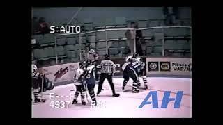 QMJHL Sep. 22, 1996 Drummondville Voltigeurs v Rimouski Oceanic (R) Luc Roy v Martin Bedard