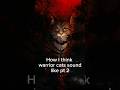 How I think Warror Cats sound like CREDITS IN DEC!!! #edit #firestar #warriors #tigerstar #warriors