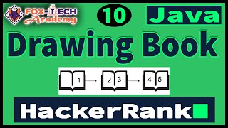10. Drawing Book | HackerRank | Coding | Competitive Programming | Java | Fox Tech Academy