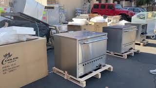 Natural Gas Pizza Deck Oven Single Deck Pizza Oven, Gas, Countertop