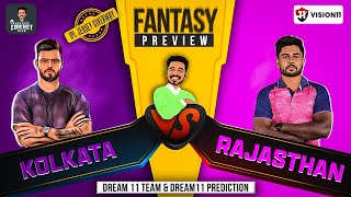 IPL KKR vs RR Dream11 Team, KKR vs RR Dream11 Prediction, KKR vs RR Preview by Peeyush Sharma