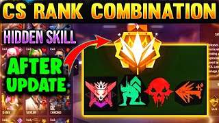 CS Rank Best Character Skill Combination | CS Rank Tips and Tricks | CS Rank Push | Cs Rank Glitch