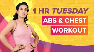 Ultimate 60-Minute Abs & Chest Home Workout for Maximum Results | Get Toned & Fit