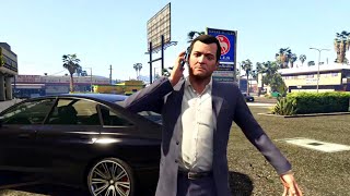 Grand Theft Auto V - Michael is on the phone with Amanda (Part 2)📱| Scene | PS5 | 4K60fps]