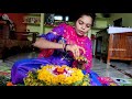 Maa Bathukamma #bathukamma #bathukammamaking #festival #makingofbathukamma  #chittithalliishanvi