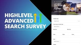 How to Use the HighLevel Advanced Search Survey App | Tutorial