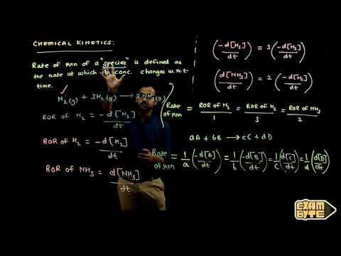 1.1 Introduction To Chemical Kinetics - YouTube