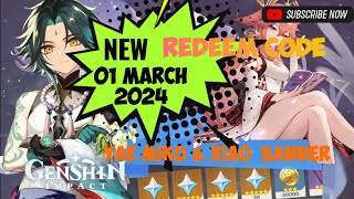 New redeem code genshin impact 01 March 2024