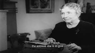 Helen Keller in France, 1952