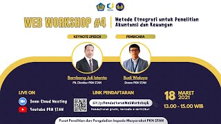 Web Workshop #4 Metode Etnografi untuk Penelitian Akuntansi dan Keuangan