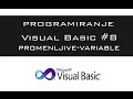 VISUAL BASIC | TUTORIAL #08 - Promenljive - Variable [HD 2016]