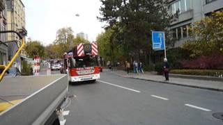 Berufsfeuerwehr Bern ist zügig unterwegs mit fünf Fahrzeugen !!!