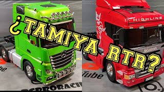 Scania R620 V8 Highline, Mercedes Actros 3363 King Road, Tamiya a montado en fabrica  2 unidades