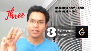 Leetcode 206. Reverse linked list using Three Pointers ( Iterative )