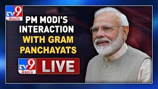 PM Narendra Modi's interaction with Gram Panchayats through video conferencing LIVE - TV9