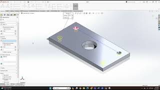 Creating a Rectangular Pattern using Linear Pattern Feature on SolidWorks 2025