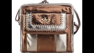 Sharif Silken Leather Organizer Crossbody Bag