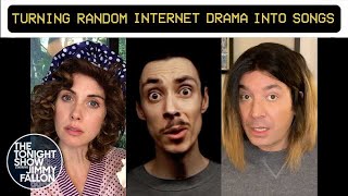 Turning Random Internet Drama into Songs Part 4 with Lubalin and Alison Brie