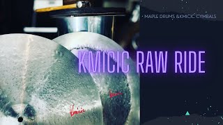 Stainless steel jazz Raw ride by Kmicic #ridecymbal  #cymbals #drums