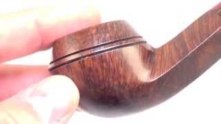 1984 Dunhill Chestnut Group 3 Classic Quarter Bent Bulldog Smoking Pipe From PIPELIST.COM