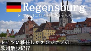 [ドイツ・バイエルンの観光名所紹介シリーズ] ～その①～レーゲンスブルクとドナウ川