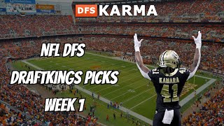 NFL DFS - DraftKings Picks (Week 1)