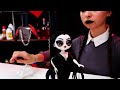 how to make a morticia addams doll