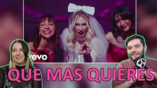 React to The Warning - Qué Más Quieres (Official Video)