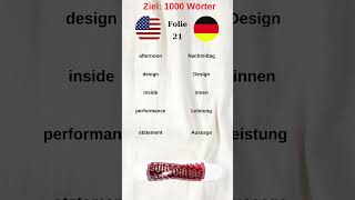 1000 Wörter lernen Folie 21 #deutsch #a1 #b1 ( Deutsch Lernen )