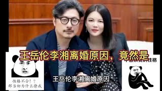 王岳伦李湘离婚原因，竟然是【团团爱推荐】