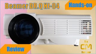 Beamer dr.q HI-04 Test: Budget LED Beamer 720p nativ - Hands-on (Deutsch, engl. hints)