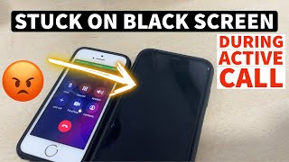 How To Fix iPhone Stuck on Black Screen During Call I iPhone Screen Not Turning ON during Call