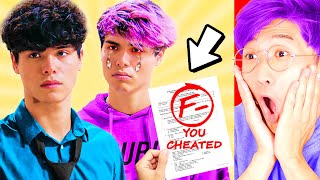 Twins Get CAUGHT CHEATING on TEST, Instantly Regret It! (LANKYBOX REACTS TO DHAR MANN!)