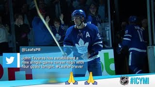 #ICYMI - Tavares` four goals   Mar 25,  2019