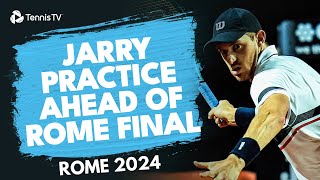 LIVE PRACTICE STREAM : Nico Jarry Practice Ahead of Rome Final
