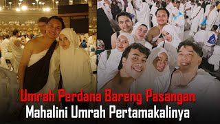 Momen Mahalini dan Aaliyah Massaid Foto di Depan Kakbah, Umrah Perdana Bareng Pasangan