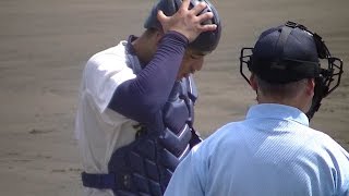 【強肩捕手】市川・永良賢悟（２年秋）２０１６秋季兵庫県大会・１回戦。