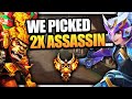 DOUBLE ASSASSIN DIVE INTO GM'S?! WHY?! - Ranked Joust - Smite