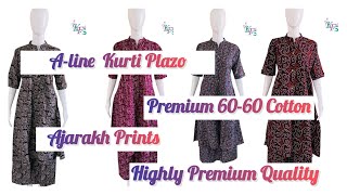 A line Kurti Pant Premium Quality #kurtiwholesaler #alinekurti #kurtiplazosetspremium #plazosuit