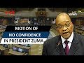 MPs vote on motion of no confidence in Zuma