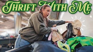 come thrift with me at the goodwill BINS! (clothes by the pound)